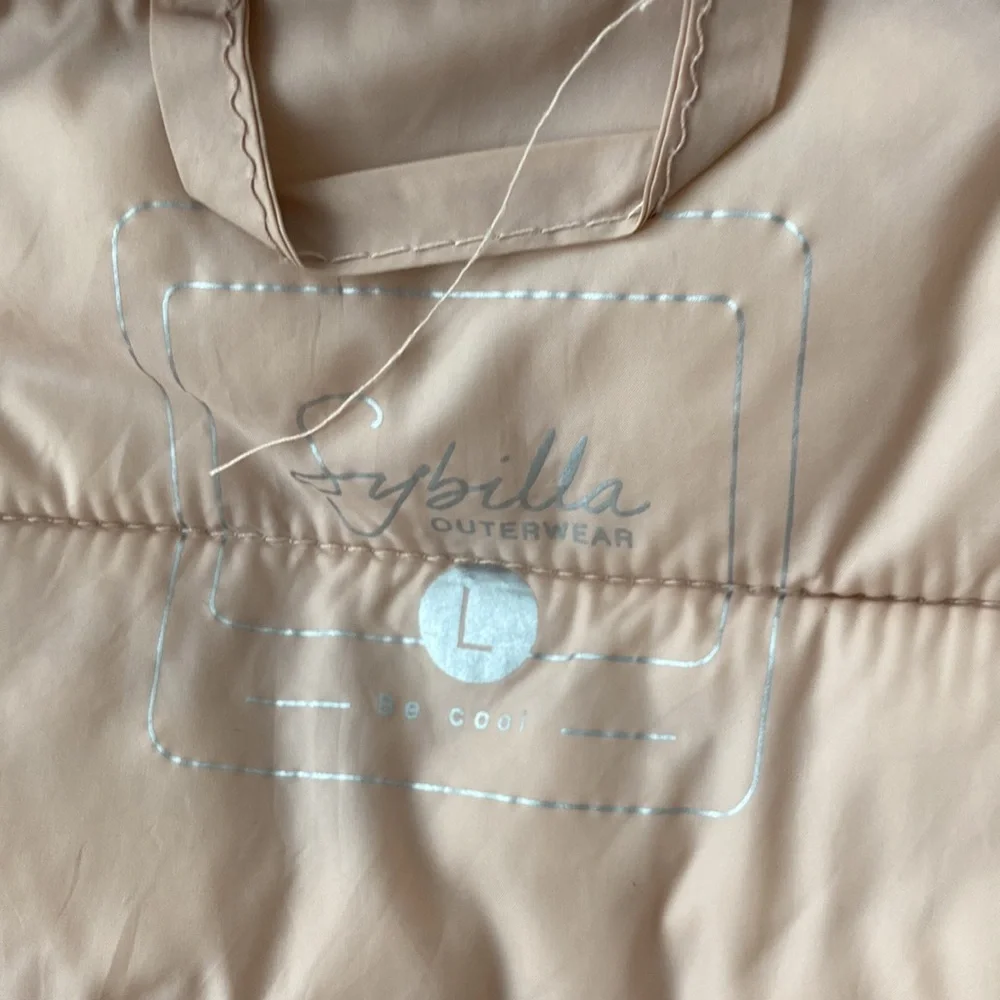 Sybilla outerwear light pink puffer coat - Picture 8 of 10